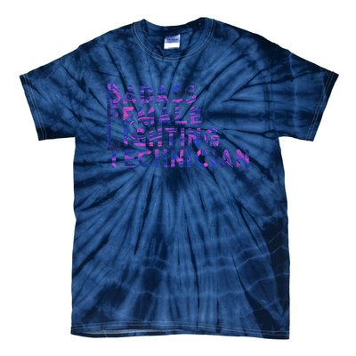 Badass Female Lighting Technician Tie-Dye T-Shirt