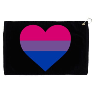 Bisexual Flag Lgbt Love Heart Pocket Print Pride March Gift Grommeted Golf Towel