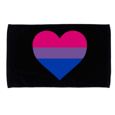 Bisexual Flag Lgbt Love Heart Pocket Print Pride March Gift Microfiber Hand Towel