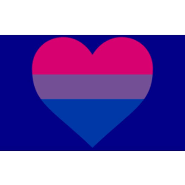 Bisexual Flag Lgbt Love Heart Pocket Print Pride March Gift Bumper Sticker