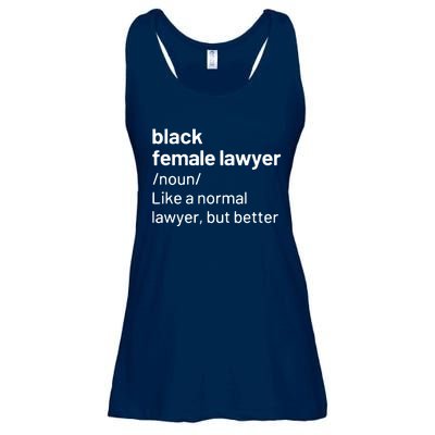 Black Female Lawyer African American Attorney Definition Ladies Essential Flowy Tank