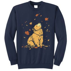 Bear Fall Leaf Tree Hello Autumn Thanksgiving Sweatshirt