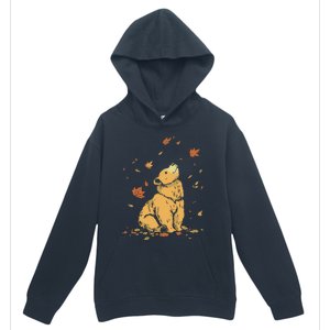 Bear Fall Leaf Tree Hello Autumn Thanksgiving Urban Pullover Hoodie