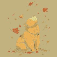 Bear Fall Leaf Tree Hello Autumn Thanksgiving Sustainable Beanie
