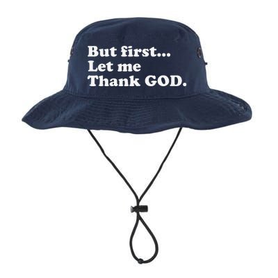 But First Let Me Thank God Legacy Cool Fit Booney Bucket Hat