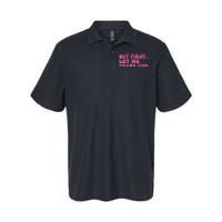 But First Let Me Thank God Softstyle Adult Sport Polo