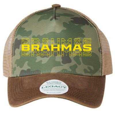 Brahmas Football Logo Legacy Tie Dye Trucker Hat