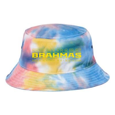 Brahmas Football Logo Tie Dye Newport Bucket Hat