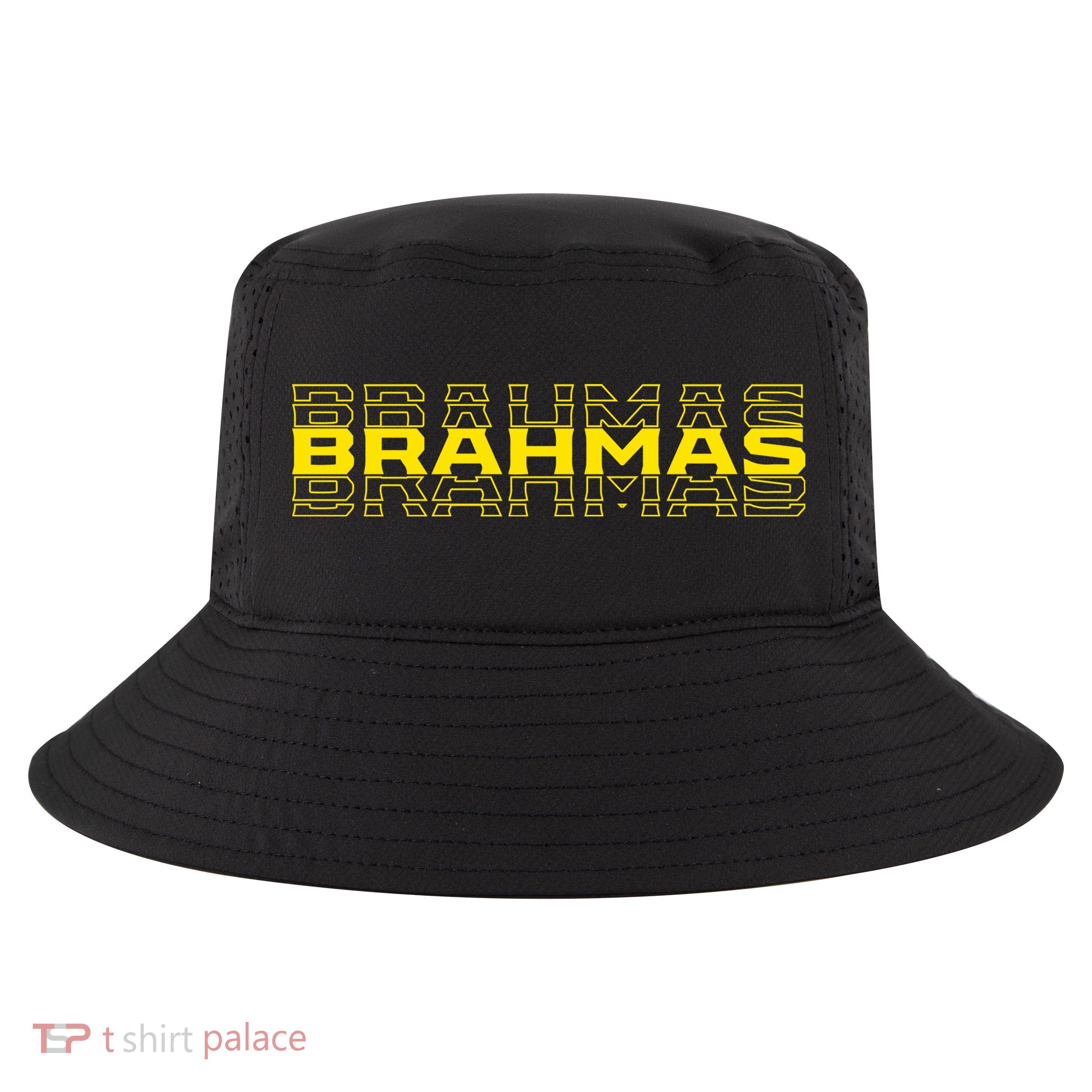 Brahmas Football Logo Cool Comfort Performance Bucket Hat
