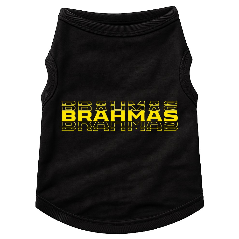Brahmas Football Logo Doggie Tank