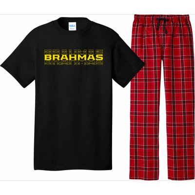 Brahmas Football Logo Pajama Set