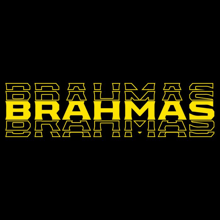 Brahmas Football Logo Baby Bodysuit