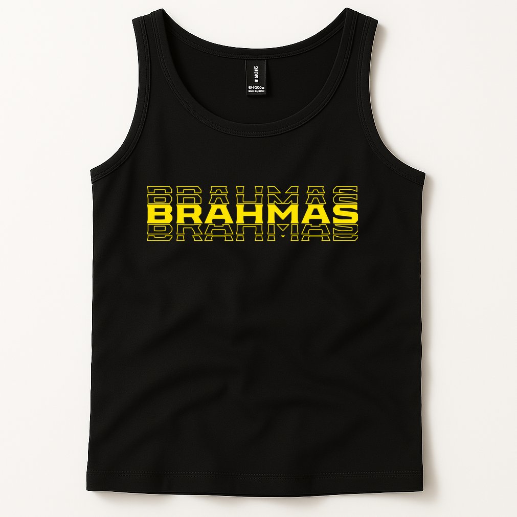 Brahmas Football Logo Tank Top
