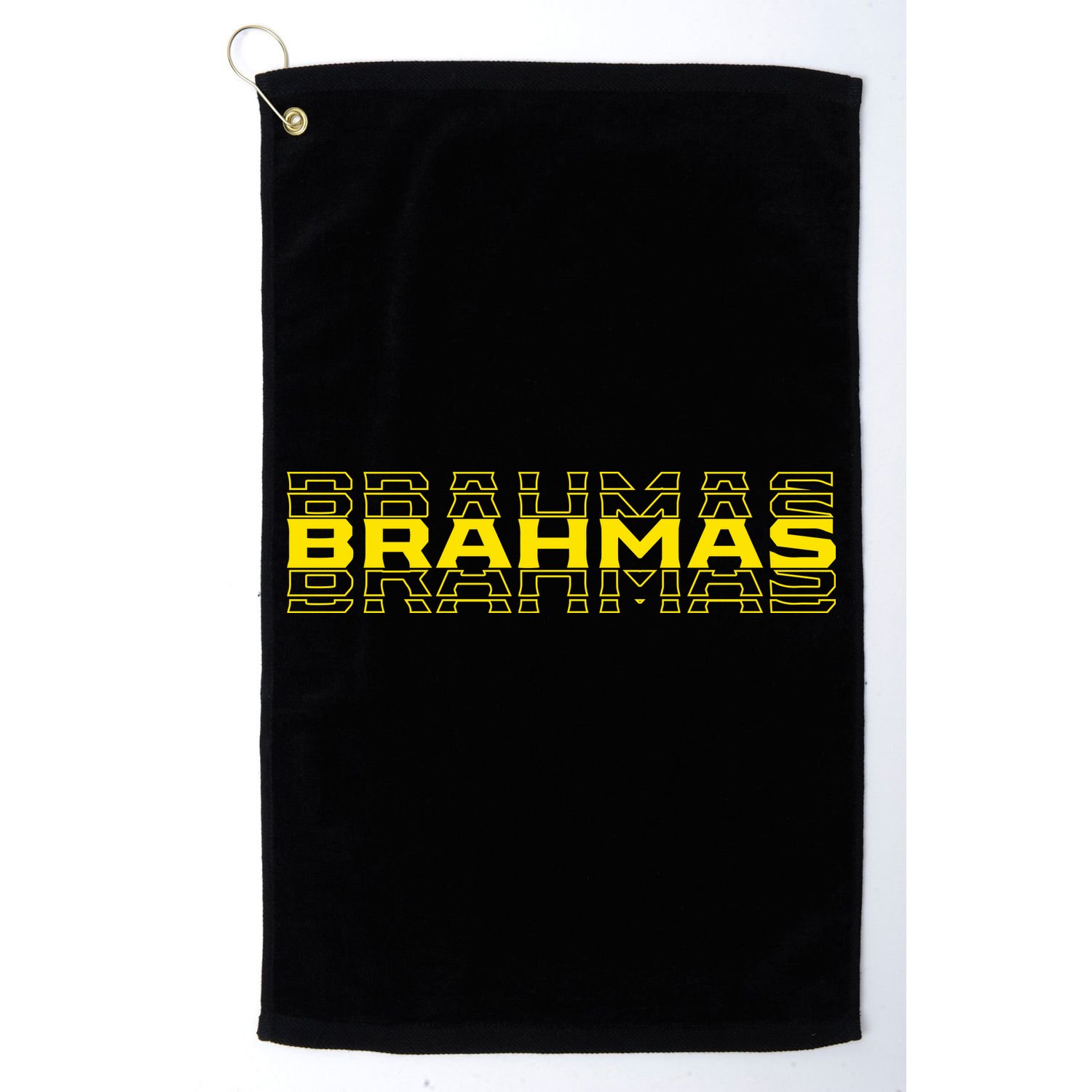 Brahmas Football Logo Golf Towel