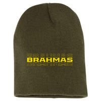 Brahmas Football Logo Short Acrylic Beanie