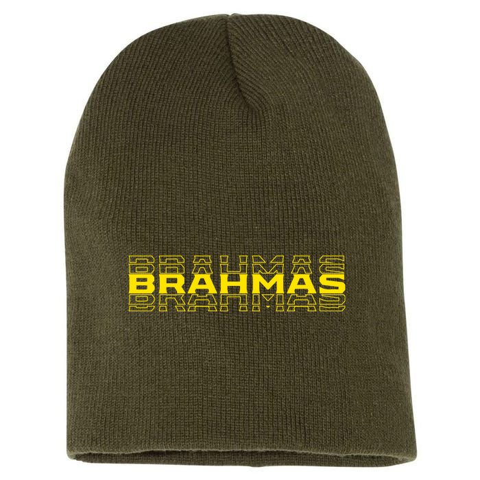 Brahmas Football Logo Short Acrylic Beanie