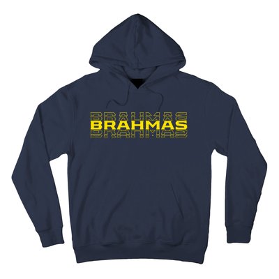 Brahmas Football Logo Hoodie