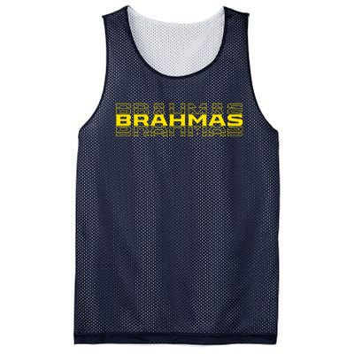 Brahmas Football Logo Mesh Reversible Basketball Jersey Tank