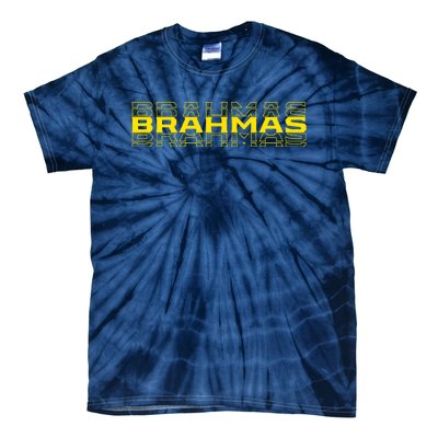 Brahmas Football Logo Tie-Dye T-Shirt