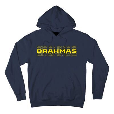 Brahmas Football Logo Tall Hoodie