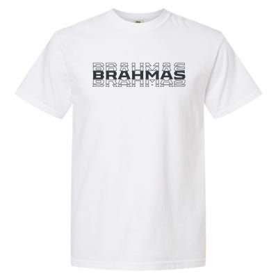 Brahmas Football Logo Garment-Dyed Heavyweight T-Shirt