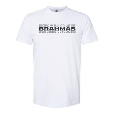 Brahmas Football Logo Softstyle® CVC T-Shirt