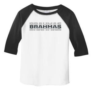 Brahmas Football Logo Toddler Fine Jersey T-Shirt