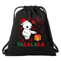 Baymax Fa La La La Christmas Fa La La La Drawstring Bag