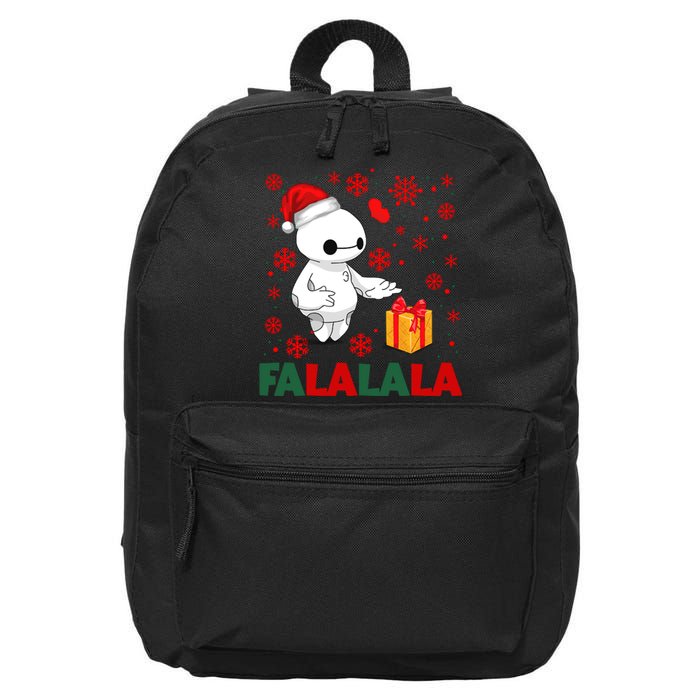 Baymax Fa La La La Christmas Fa La La La 16 in Basic Backpack