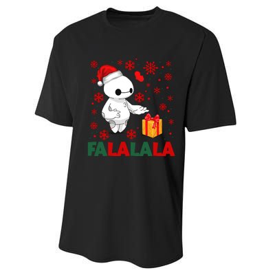 Baymax Fa La La La Christmas Fa La La La Performance Sprint T-Shirt