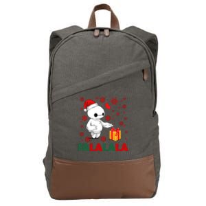 Baymax Fa La La La Christmas Fa La La La Cotton Canvas Backpack