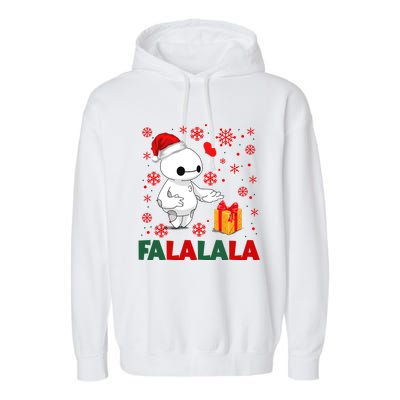 Baymax Fa La La La Christmas Fa La La La Garment-Dyed Fleece Hoodie