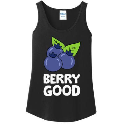 Blueberry Fruit Love Blueberries Berry Good Ladies Essential Tank