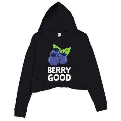 Blueberry Fruit Love Blueberries Berry Good Crop Fleece Hoodie