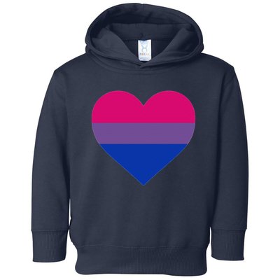 Bisexual Flag, LGBT, Love Heart Pocket Print, Pride March Toddler Hoodie