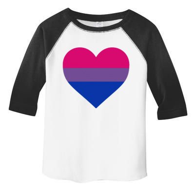 Bisexual Flag, LGBT, Love Heart Pocket Print, Pride March Toddler Fine Jersey T-Shirt