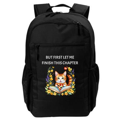 But First Let Me Finish This Chapter Bookish Introvert Daily Commute Backpack