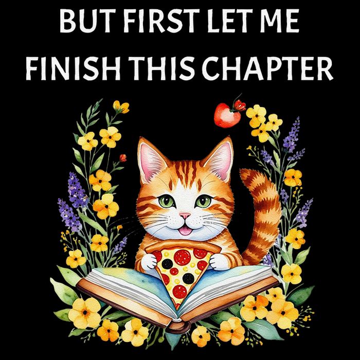 But First Let Me Finish This Chapter Bookish Introvert 7-Panel Snapback Hat