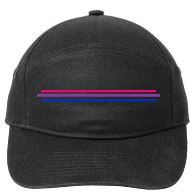 Bisexuality Flag LGBT Bi Pride Co. 7-Panel Snapback Hat