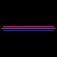 Bisexuality Flag LGBT Bi Pride Co. Drawstring Bag