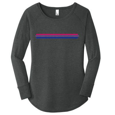 Bisexuality Flag LGBT Bi Pride Co. Women's Perfect Tri Tunic Long Sleeve Shirt