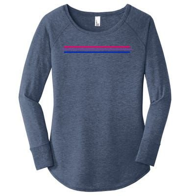 Bisexuality Flag LGBT Bi Pride Co. Women's Perfect Tri Tunic Long Sleeve Shirt