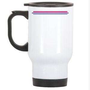 Bisexuality Flag LGBT Bi Pride Co. Stainless Steel Travel Mug