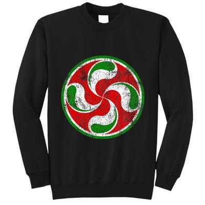 Basque Flag Lauburu Gift Pais Vasco Basque Country Tall Sweatshirt