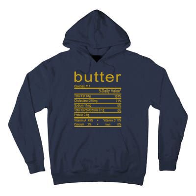 Butter Facts Label Tall Hoodie