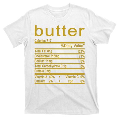 Butter Facts Label T-Shirt