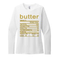 Butter Facts Label Womens CVC Long Sleeve Shirt