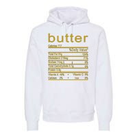 Butter Facts Label Premium Hoodie