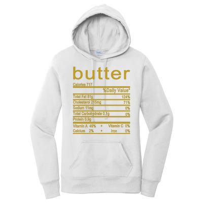 Butter Facts Label Women's Pullover Hoodie