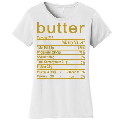 Butter Facts Label Women's T-Shirt